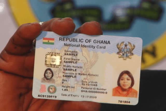 No financial transactions with Ghana Card yet, says NIA